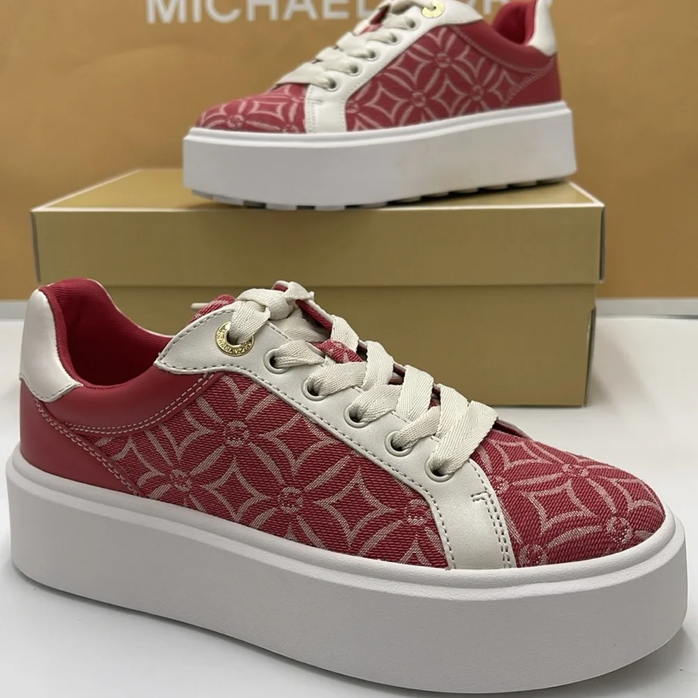 MICHAEL KORS ROMEY LACE UP MK FOULARD JQD MD 49F4RMFS1Y LT BRY SBT